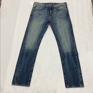 1DENIM MENS SLIM SLIM FIT JEANS MADRONA W32